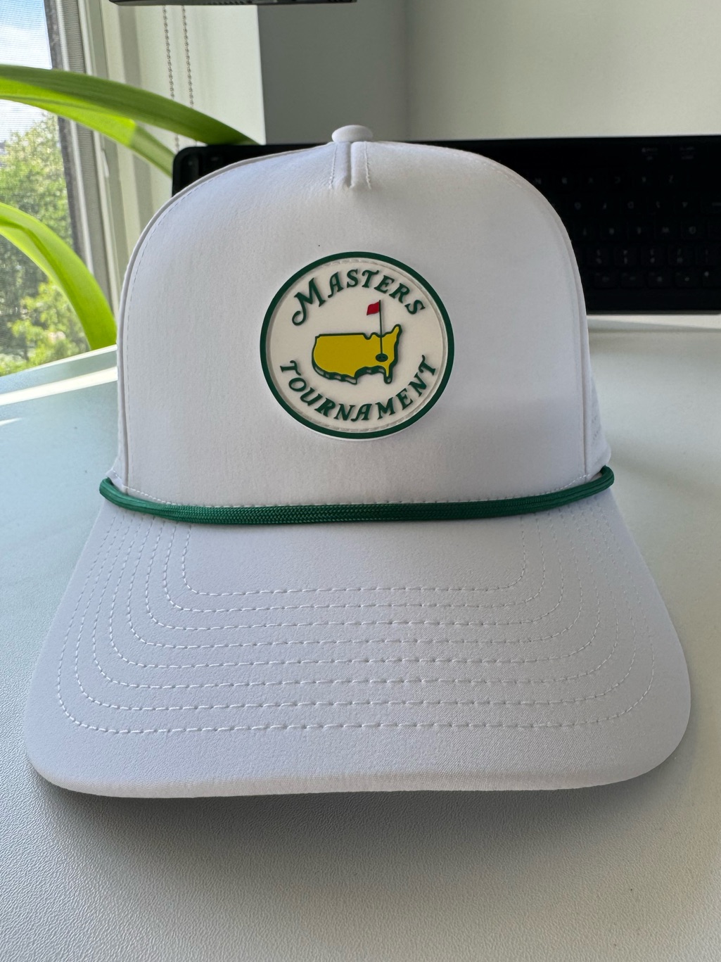 Masters White And Green Tournament Golf Hat By Masters Never Worn